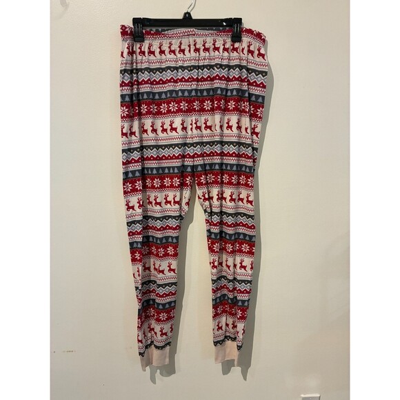 NWT Gymboree Red Reindeer 2-Piece Pajama Set - Adult L - Picture 4 of 9